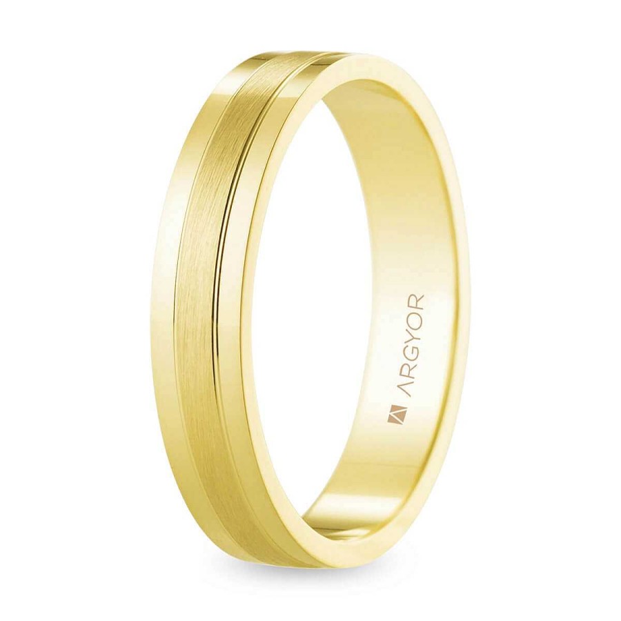 Joyer A ARGYOR | Anillo De Boda 18K Brillo/Satinado (5140525)