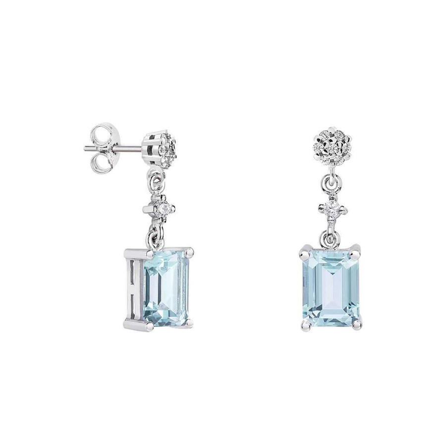 Joyer A ARGYOR | Pendientes Para Novias En Plata Con Topacio 79B0601Tb(1|2|3)