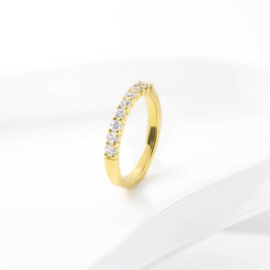 Joyer A ARGYOR | Anillo De Compromiso De Oro Amarillo 18K Y Brillantes (74A0058)