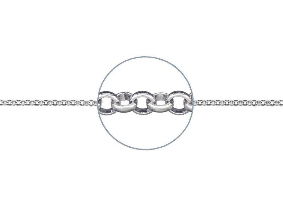 Joyer A ARGYOR | Cadena De Plata Rolo Fina 40Cm (34999C69)