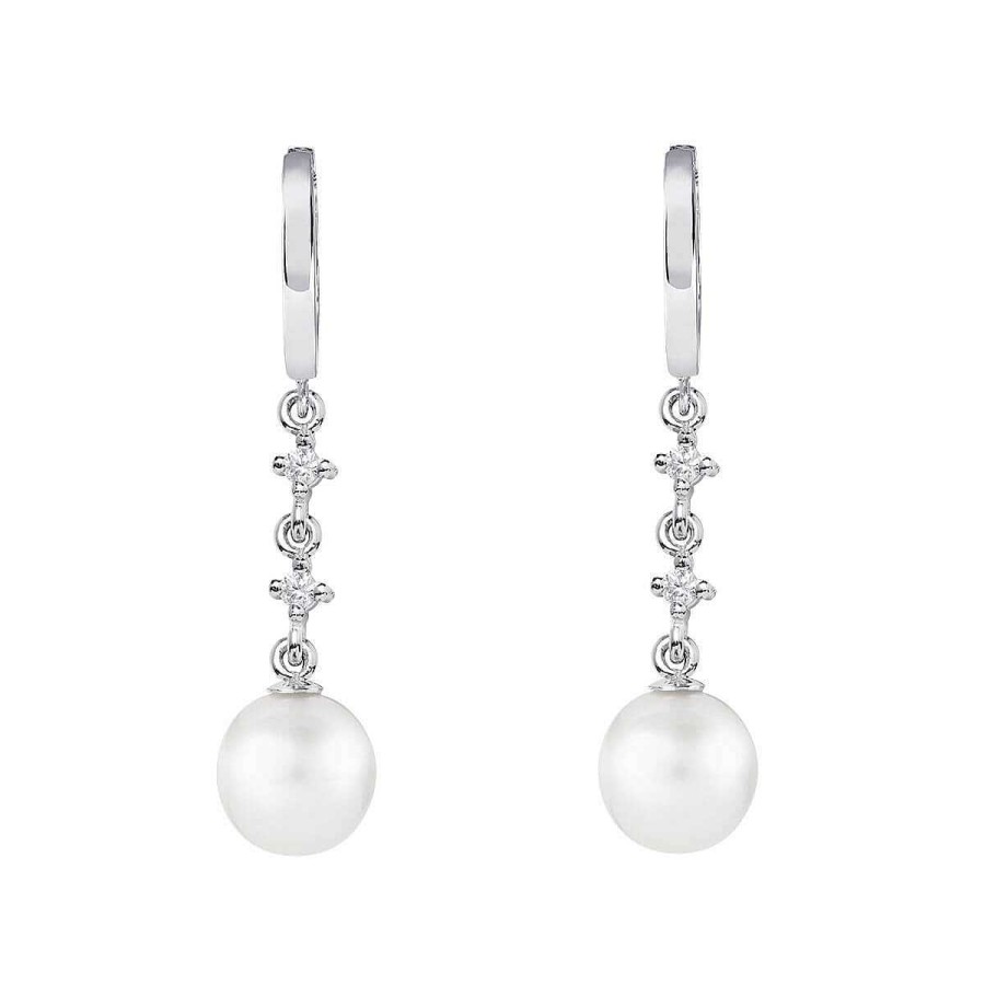 Joyer A ARGYOR | Pendientes Para Novia En Plata Y Topacios Con Perlas (79B0302Td1)