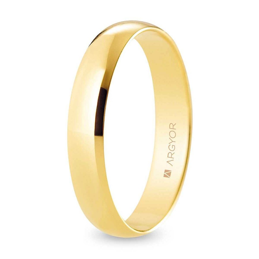 Joyer A ARGYOR | Alianza De Boda Oro Media Ca A 4 Mm Confort (A40Cp00)