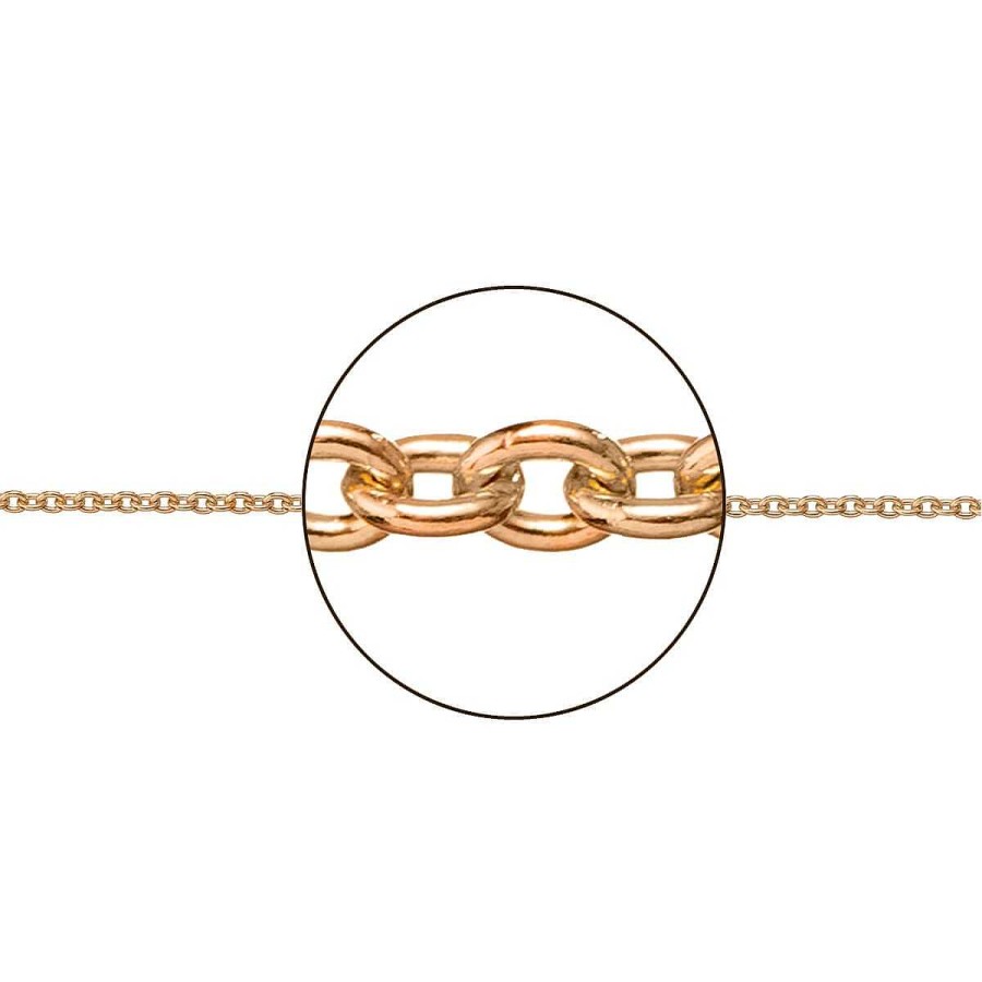 Joyer A ARGYOR | Cadena De Oro Rosa18K Modelo Rolo (066263020)