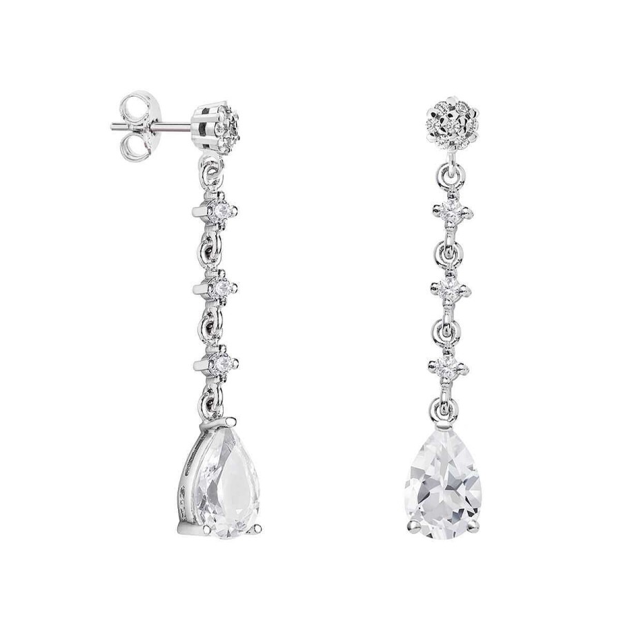 Joyer A ARGYOR | Pendientes De Novia De Oro Blanco De 18K Y Topacios 79B0603Ta(1|2|3)