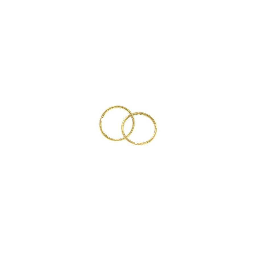 Joyer A ARGYOR | Aros De Oro Amarillo 10Mm (06A0110)