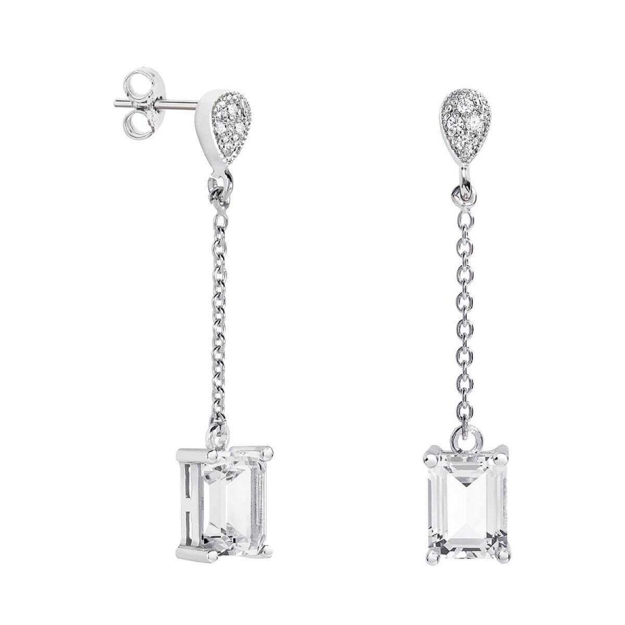 Joyer A ARGYOR | Pendientes De Novia En Oro De 18K Y Topacios Dise O Cadena 79B0207Tb(1|2|3)