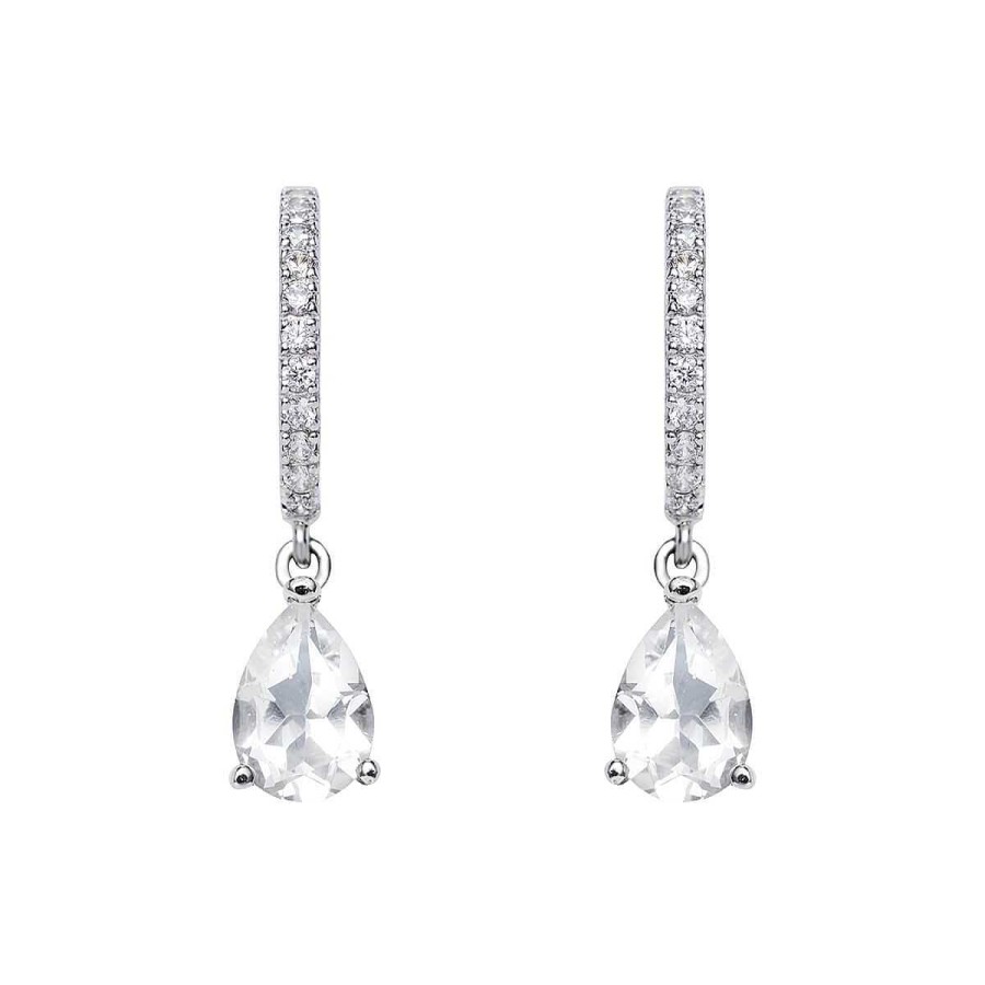 Joyer A ARGYOR | Pendientes De Novia Con Topacios Y Diamantes (75B0215Tt)