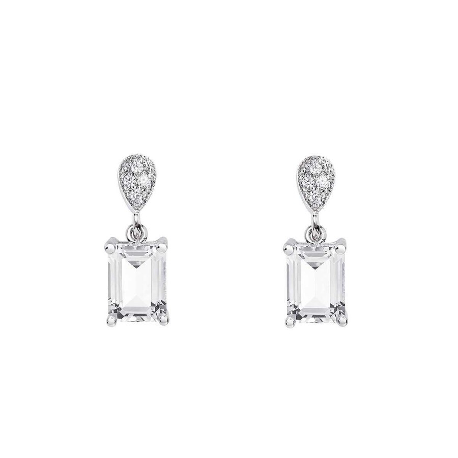 Joyer A ARGYOR | Pendientes De Novia Oro Y Topacio Corte Rect Ngulo 79B0200Tb(1|2|3)