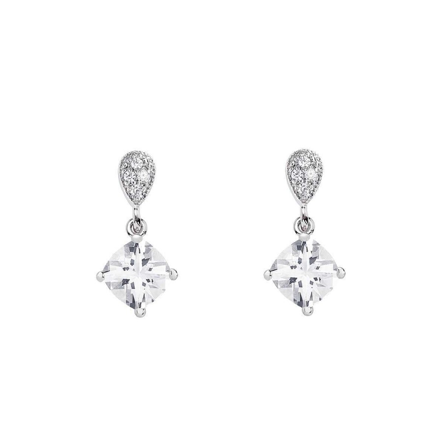 Joyer A ARGYOR | Pendientes En Plata Con Topacio "Cushion" 79B0200Tc(1|2|3)