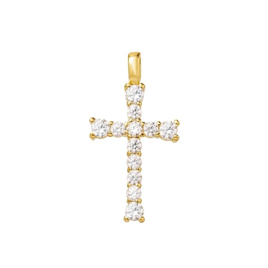 Joyer A ARGYOR | Cruz De Oro 18K Con 12 Circonitas (75A0023Z)