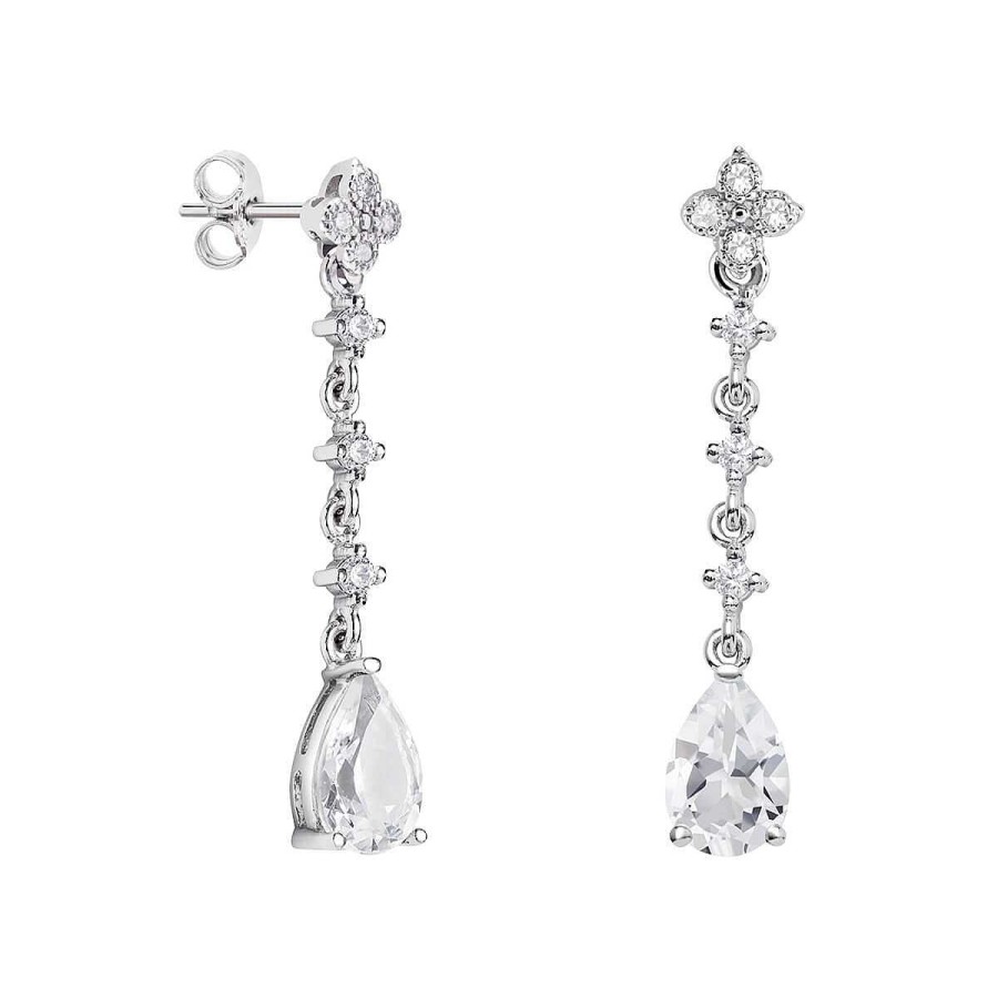 Joyer A ARGYOR | Pendientes De Oro Blanco 18K Y Topacio Para Novias 79B0103Ta(1|2|3)