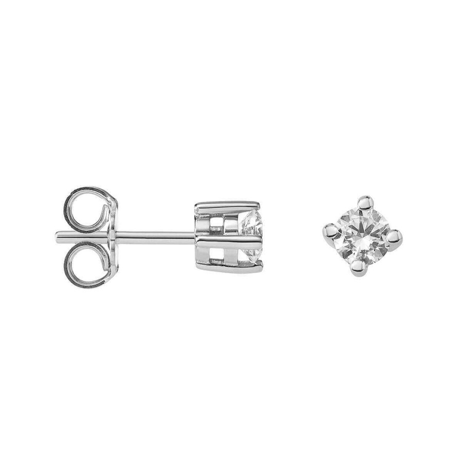 Joyer A ARGYOR | Pendientes De Novia Blancos Con Diamantes (75B0101)