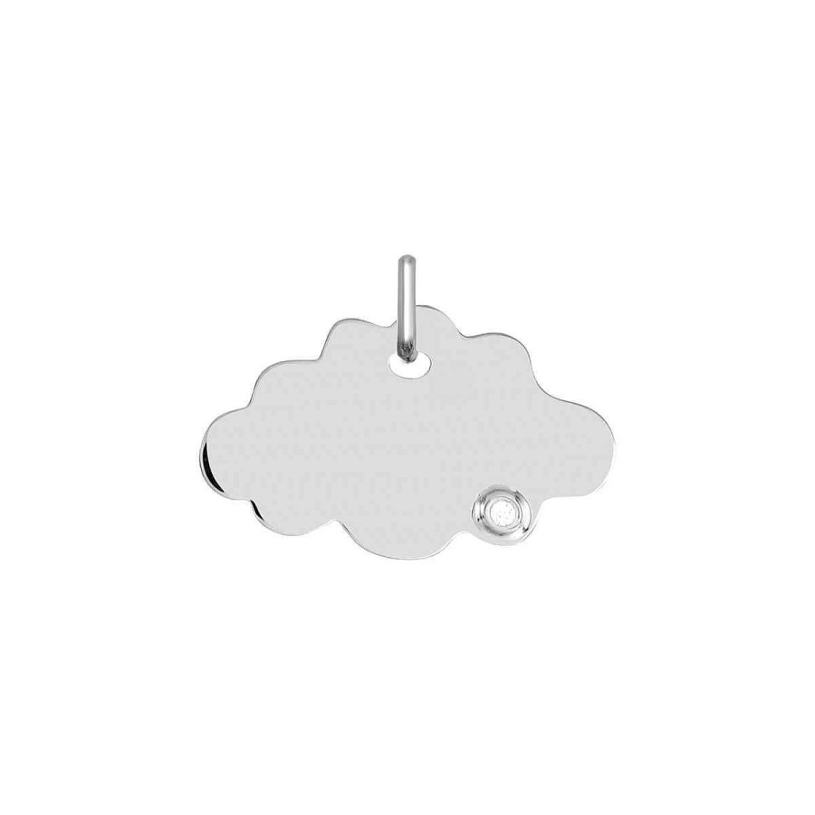 Joyer A ARGYOR | Colgante De Plata Nube Con Circonita (248400100)