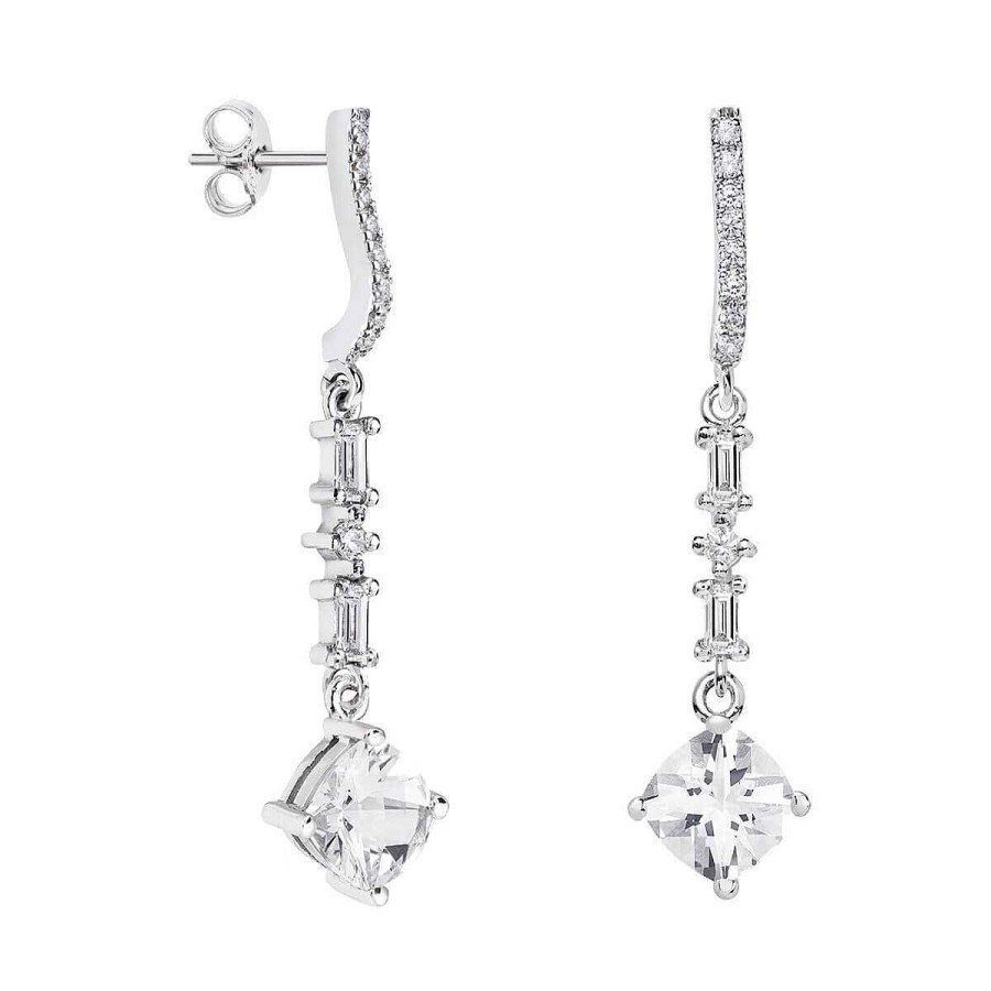 Joyer A ARGYOR | Pendientes De Novia Plata Con Topacios 79B0506Tc(1|2|3)