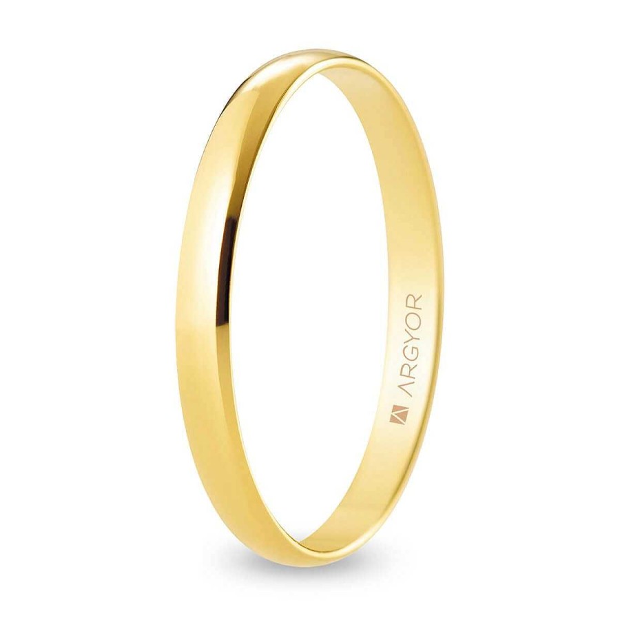 Joyer A ARGYOR | Alianza De Boda Oro Media Ca A 2,5 Mm (A25Rp00)