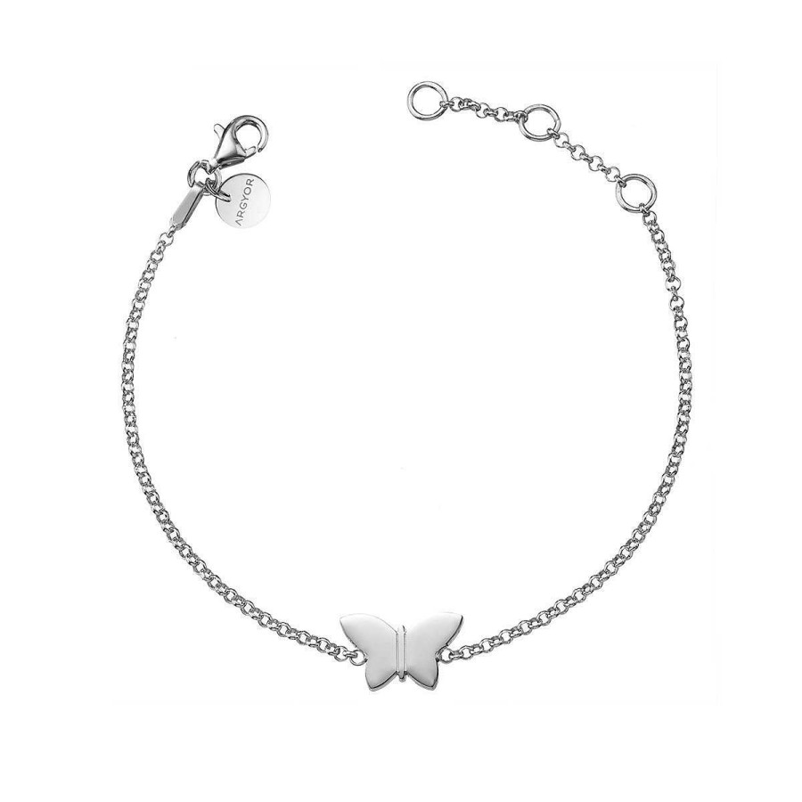 Joyer A ARGYOR | Pulsera De Plata De Ley 925 Mariposa (4B8307317)