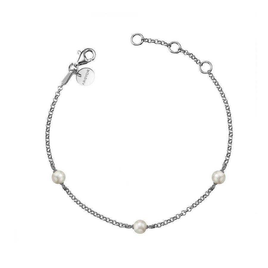 Joyer A ARGYOR | Pulsera De Plata De Ley 925 Con Perlas (4B8307303A)