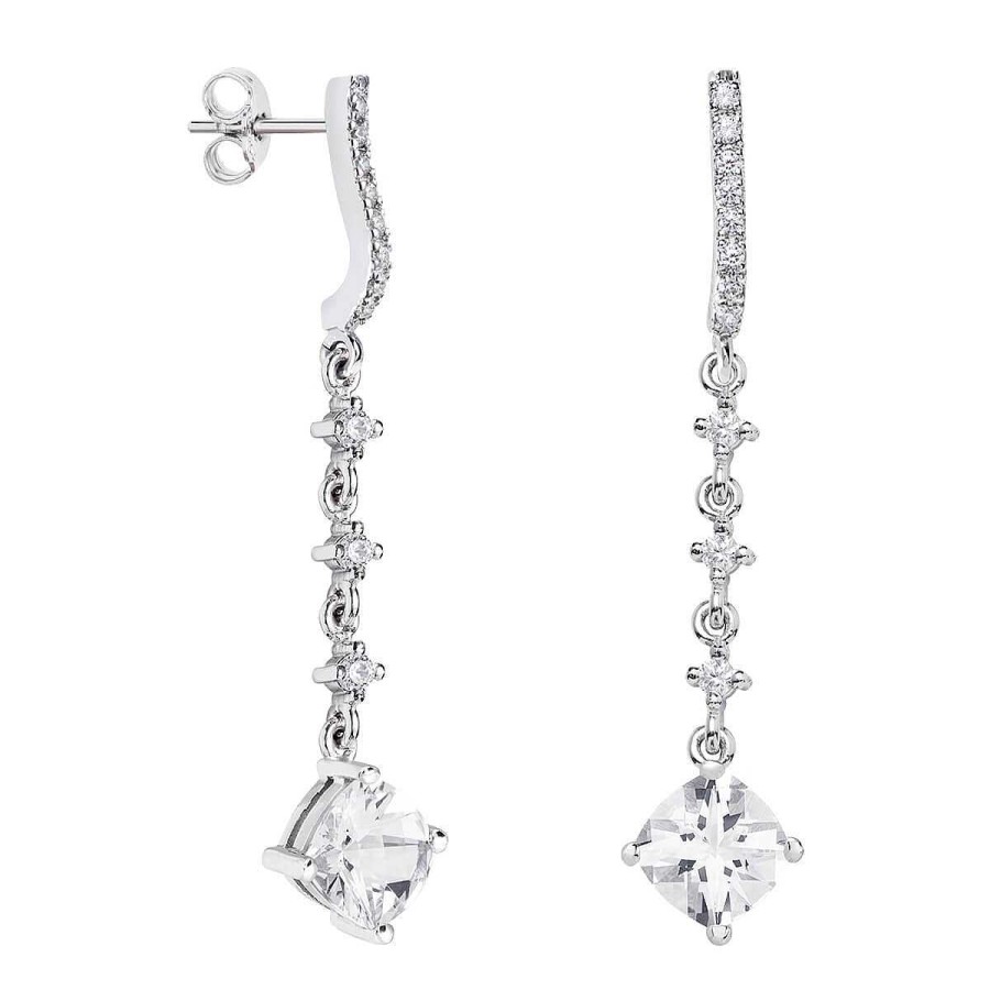 Joyer A ARGYOR | Pendientes De Novia De Oro Blanco De 18K Y Topacios 79B0503Tc(1|2|3)