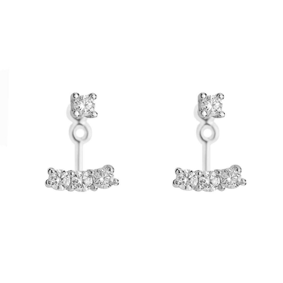 Joyer A ARGYOR | Pendientes De Novia En Plata De Ley Desmontables (75B0114)