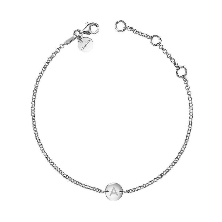 Joyer A ARGYOR | Pulsera De Plata De Ley 925 Letra (4B8307311)