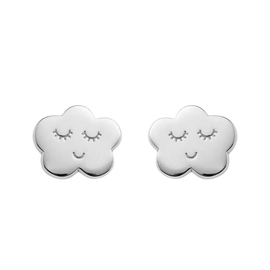 Joyer A ARGYOR | Pendientes Plata De Ley 925 Nube Sonriente (6B8307316)