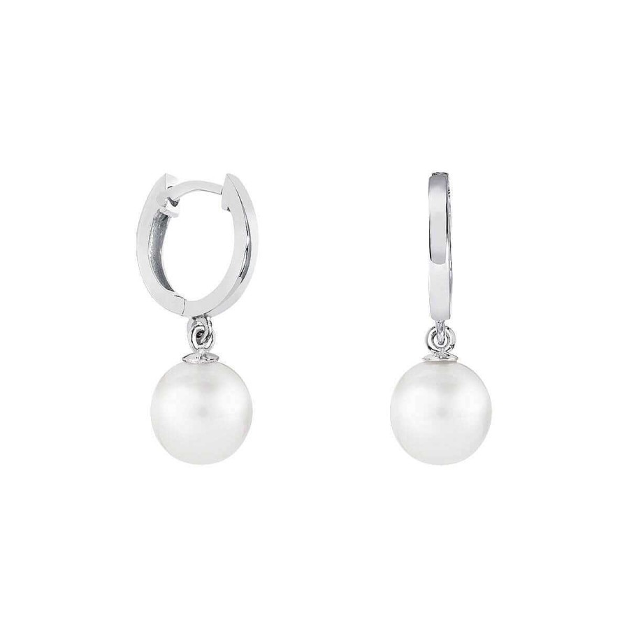 Joyer A ARGYOR | Pendientes De Novia De Oro Blanco De18K Con Perlas (79B0300Nd1)