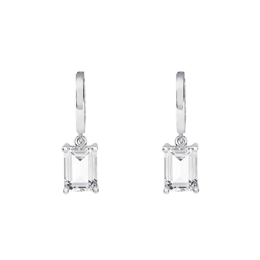 Joyer A ARGYOR | Pendientes En Plata Arete Con Topacio Talla Esmeralda 79B0300Nb(1|2|3)