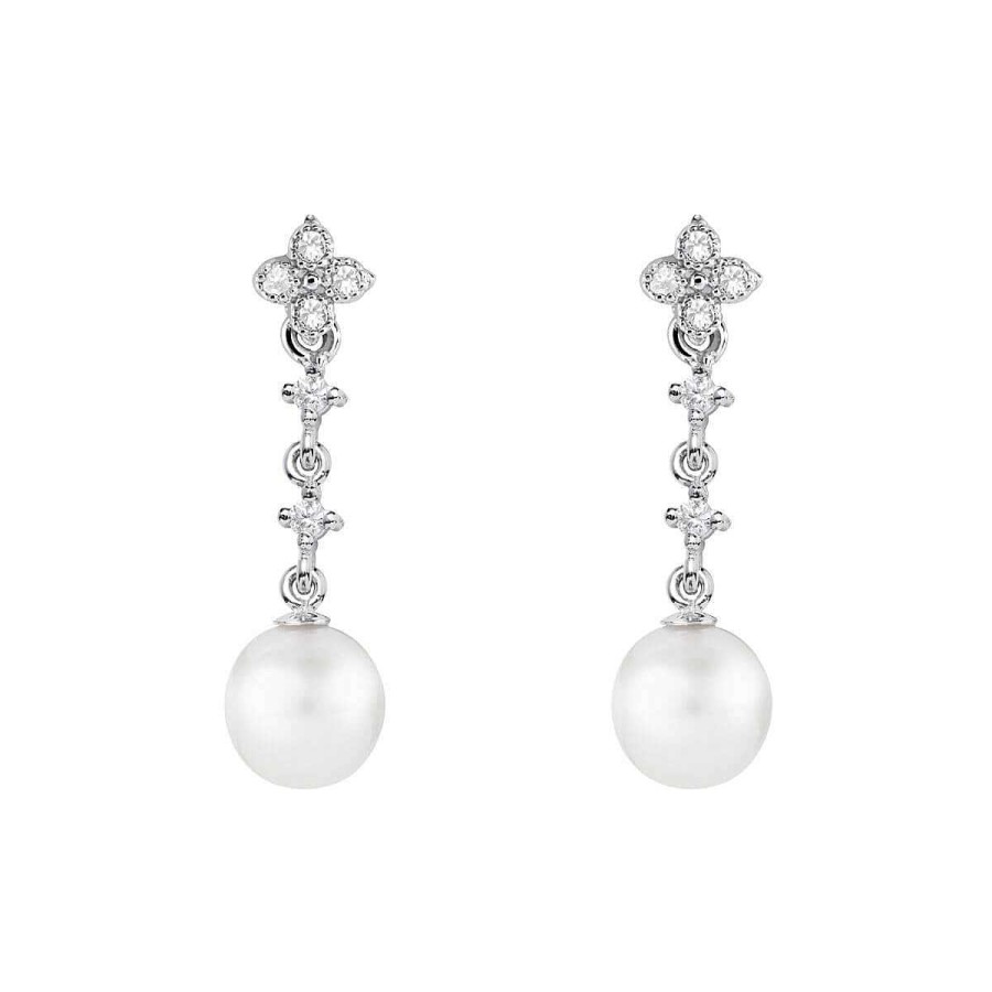 Joyer A ARGYOR | Pendientes Para Novia En Plata Y Topacios Con Perlas (79B0102Td1)