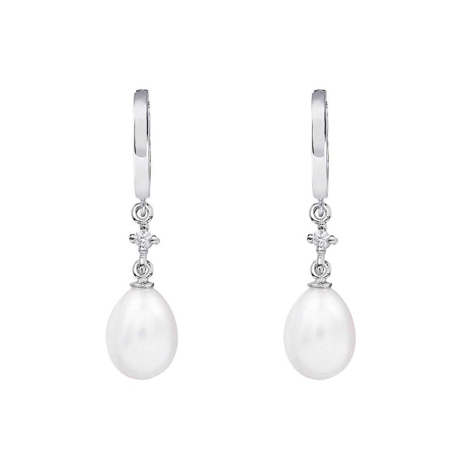 Joyer A ARGYOR | Pendientes De Novia De Oro Blanco De 18K Con Perlas (79B0301Te1)