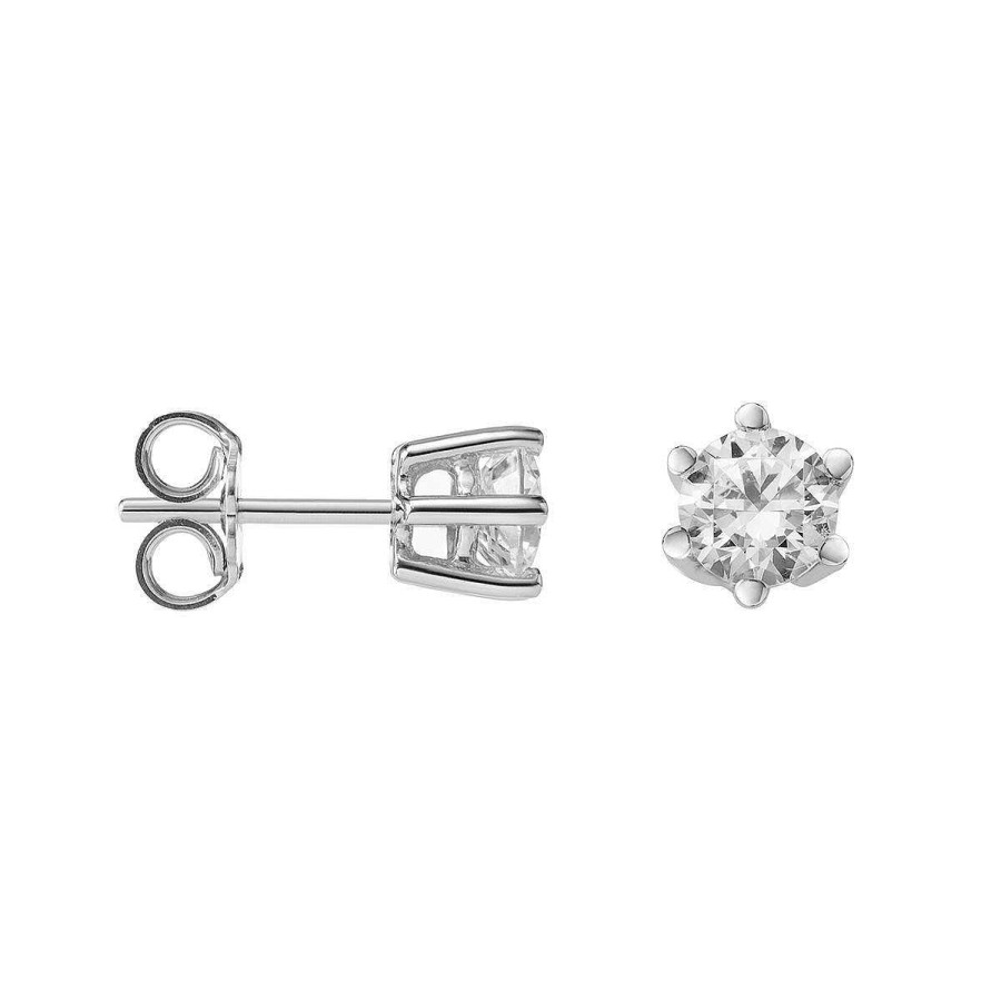 Joyer A ARGYOR | Pendientes De Plata De Ley En Circonitas (75B0102)