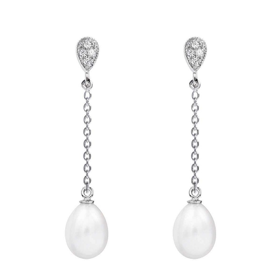 Joyer A ARGYOR | Pendientes De Perlas Para Novias Oro Diamantes O Topacios (79B0207Te1)