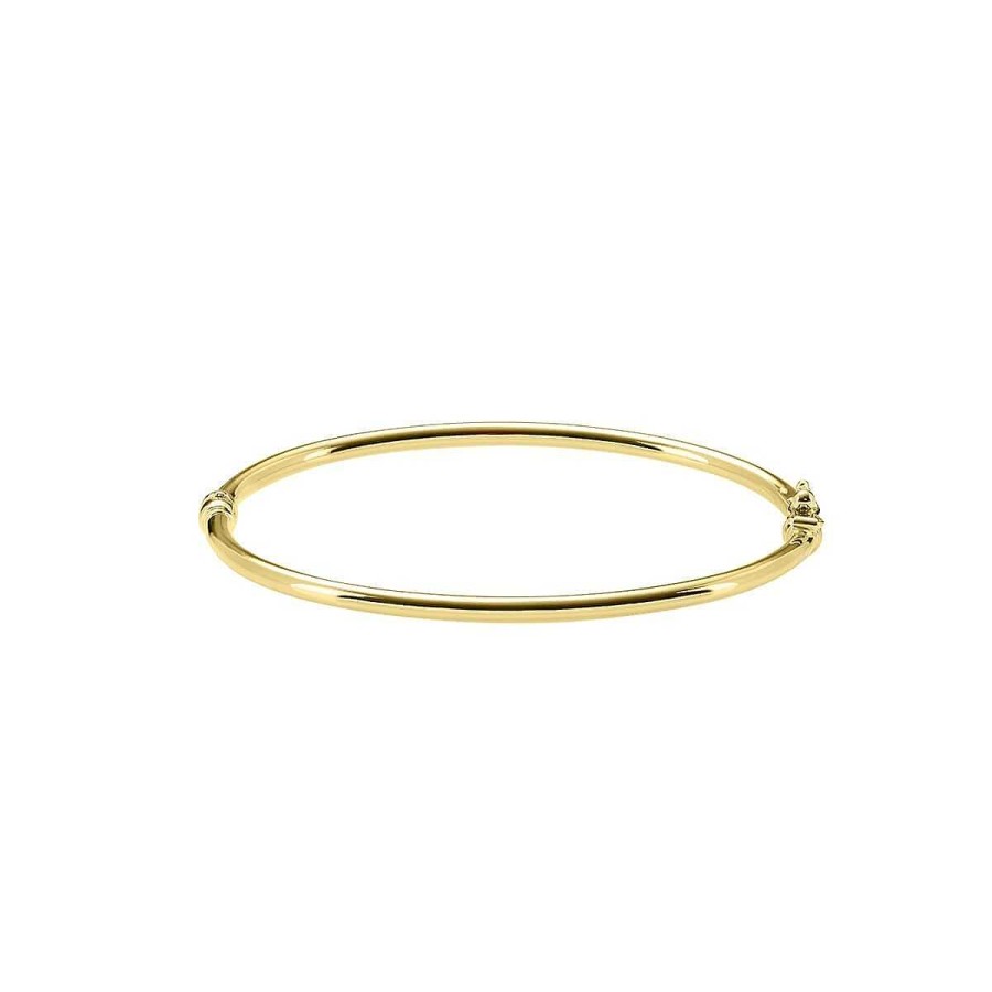 Joyer A ARGYOR | Brazalete De Oro Amarillo 18K Tubo 2.7Mm (0470102A)