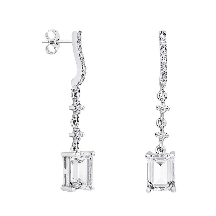 Joyer A ARGYOR | Pendientes De Oro Blanco 18K Y Topacio Para Novias 79B0502Tb1(1|2|3)