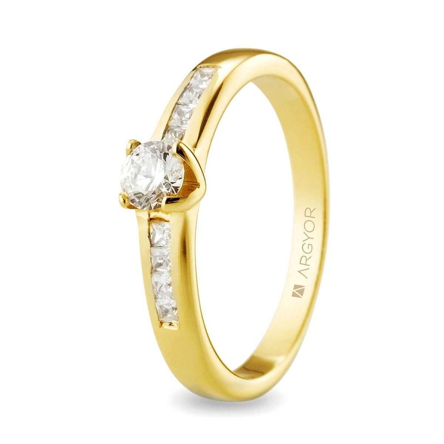 Joyer A ARGYOR | Anillo De Compromiso Oro 18K (74A0105)