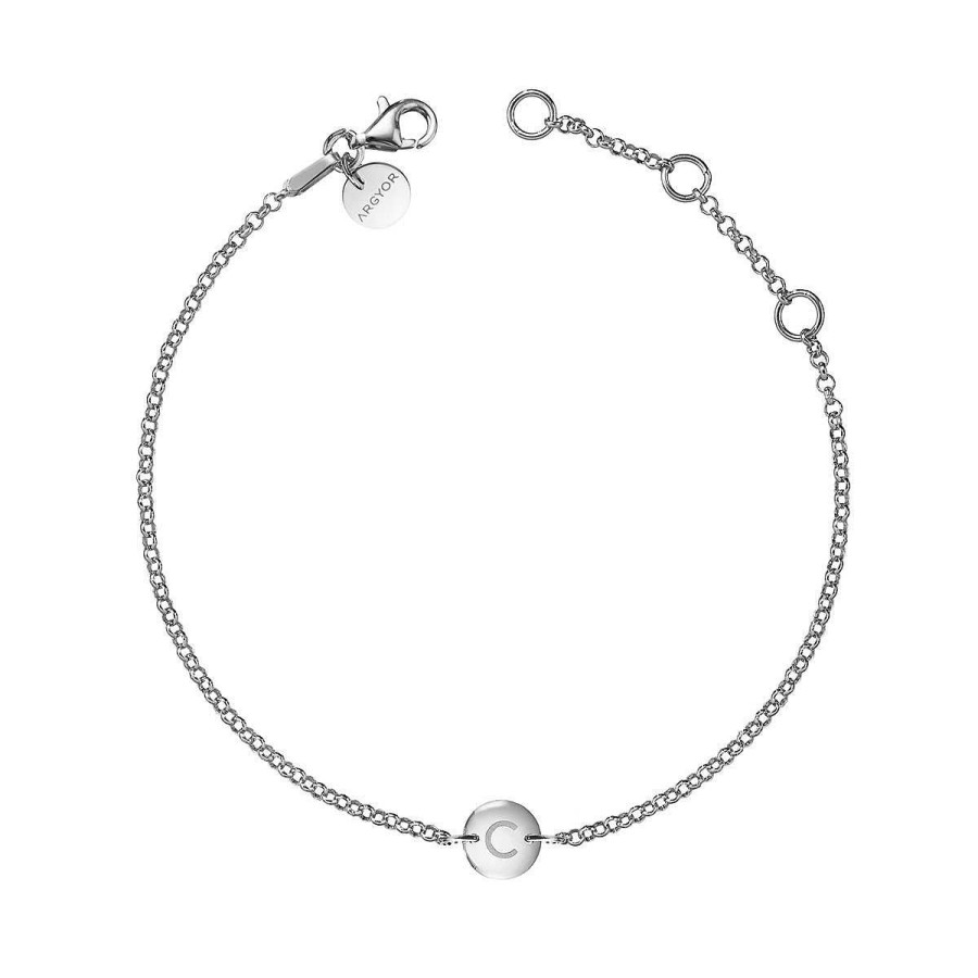 Joyer A ARGYOR | Pulsera De Plata De Ley 925 Letra (4B8307311)