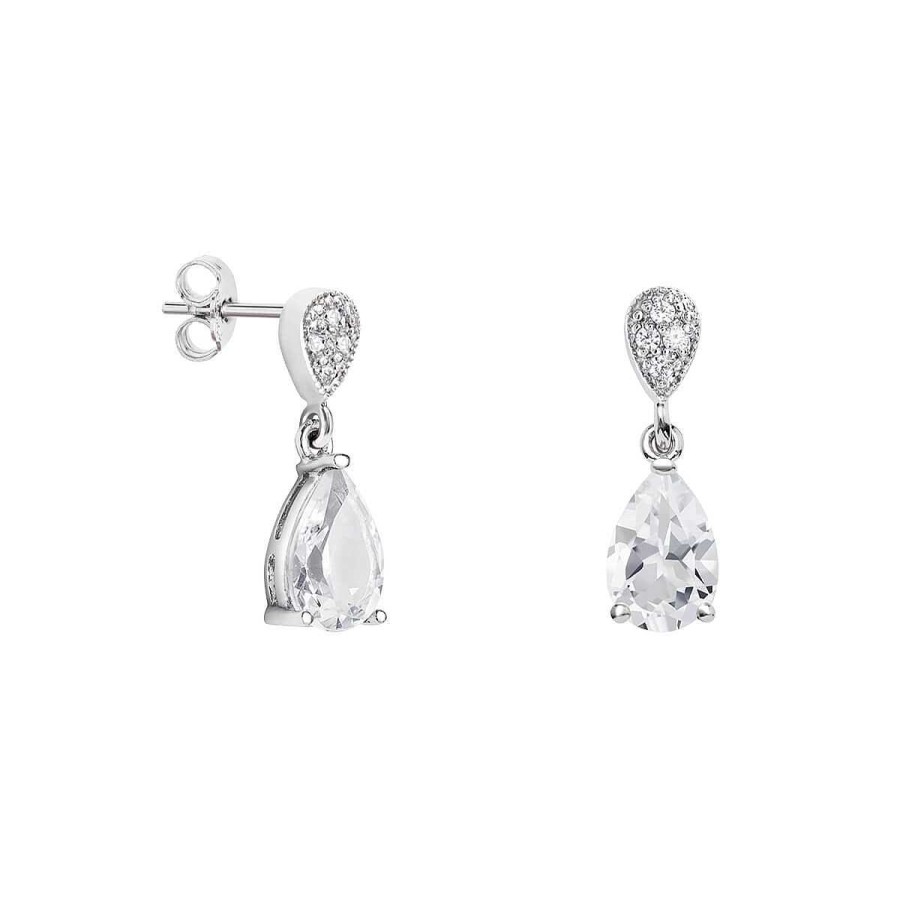 Joyer A ARGYOR | Pendientes De Plata Con Topacio Corte L Grima 79B0200Ta(1|2|3)