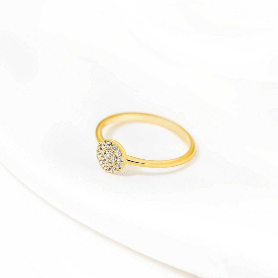 Joyer A ARGYOR | Anillo De Compromiso De Oro Amarillo 18K Con Brillantes (74A0089)