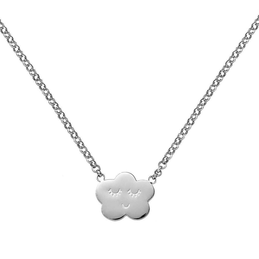 Joyer A ARGYOR | Collar De Plata Ley 925 Nube Sonriente (3B8307316)