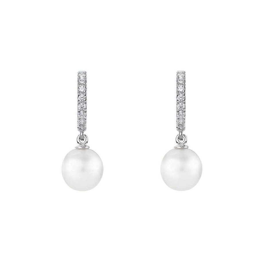 Joyer A ARGYOR | Pendientes De Novia De Oro Blanco De 18K Con Perlas (79B0400Td1)