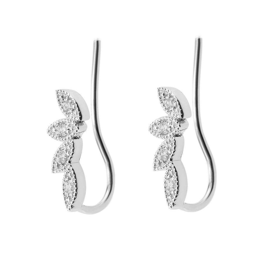 Joyer A ARGYOR | Pendientes De Novia Trepadores Con Brillantes (75B0112Z)